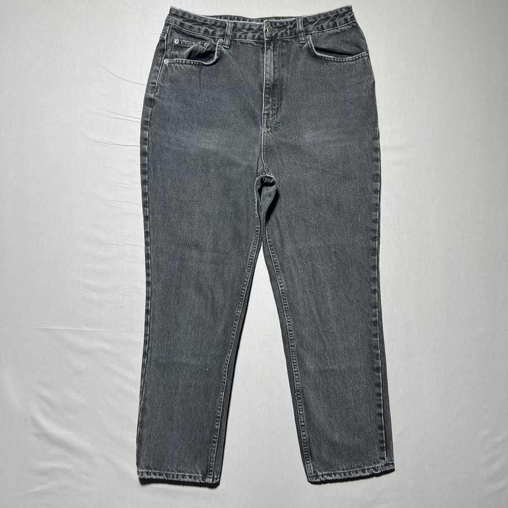 Ksubi Chlo Wasted Venom Jeans Womens 31 Black High Rise Straight Leg Denim Pants